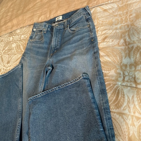 Citizens Of Humanity Light Blue Wide Leg Jeans - Picture 2 of 10